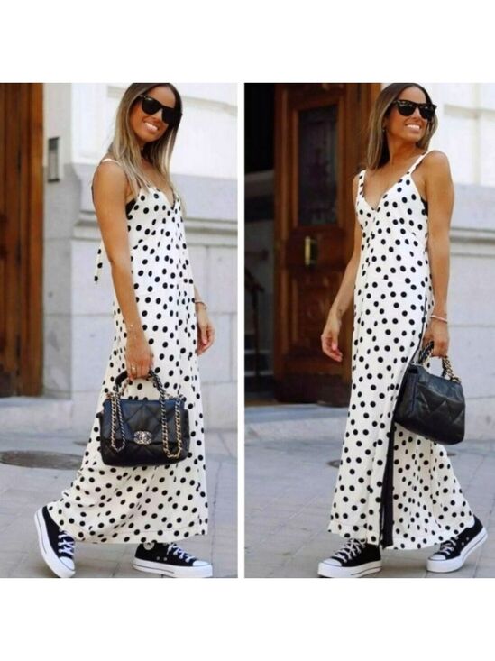 Zara Dresses & Skirts - Zara Polka Dot Slip Dress - Limited Edition, Size XS